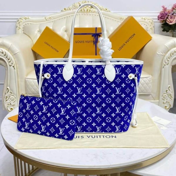 Louis Vuitton Monogram Jacquard Velvet Neverfull MM Replica Bag - Image 3