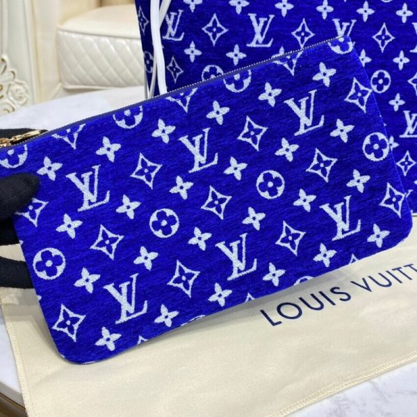 Louis Vuitton Monogram Jacquard Velvet Neverfull MM Replica Bag - Image 7