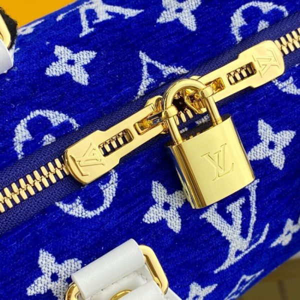 Replica LV Monogram Jacquard Velvet Speedy 20 Bag M20751 - Image 11