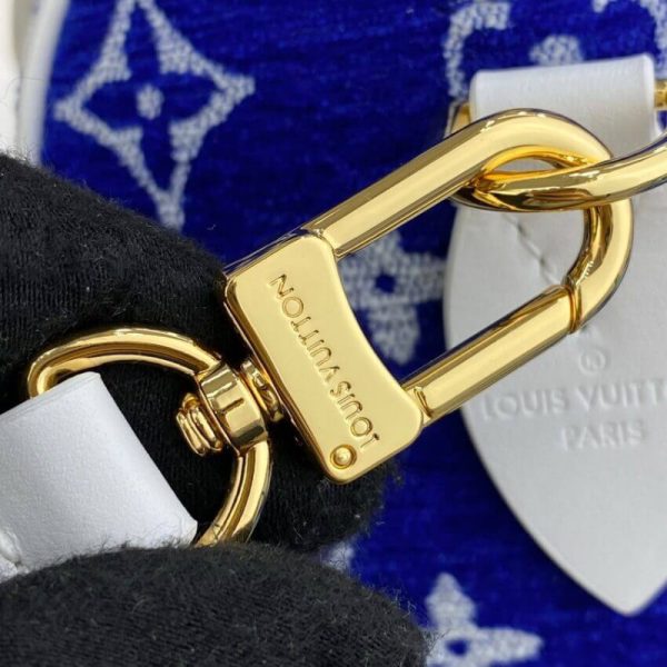 Replica LV Monogram Jacquard Velvet Speedy 20 Bag M20751 - Image 12