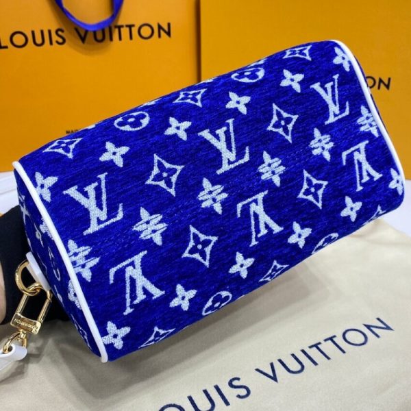 Replica LV Monogram Jacquard Velvet Speedy 20 Bag M20751 - Image 8