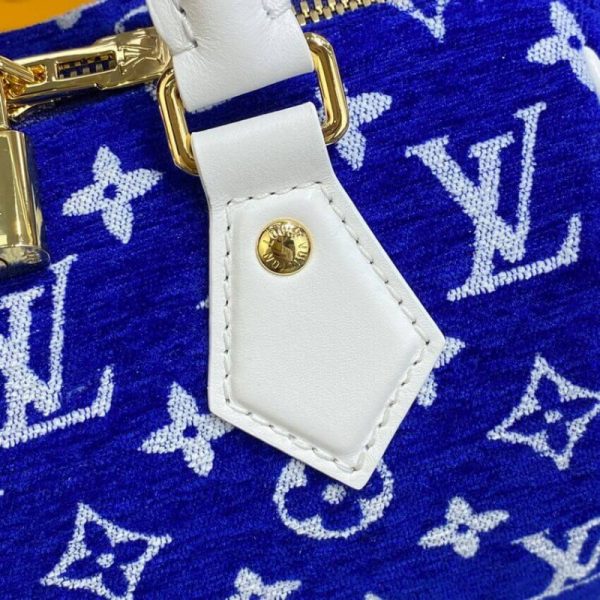 Replica LV Monogram Jacquard Velvet Speedy 20 Bag M20751 - Image 10