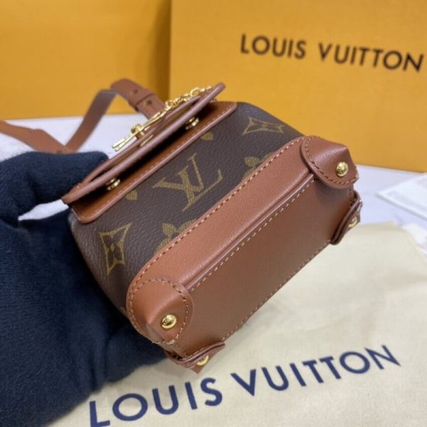 Replica LV Monogram Mini Steamer Pouch M00340 - Image 4