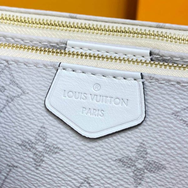 Replica LV Monogram Multi Pochette Accessoires in White - Image 11