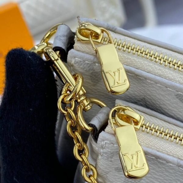 Replica LV Monogram Multi Pochette Accessoires in White - Image 13