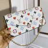 Best Replicas Bags - Replica LV Monogram Multicolor Felicie Pochette M61276 Shop For Best Louis Vuitton LV Replica Bags With Cheap Price