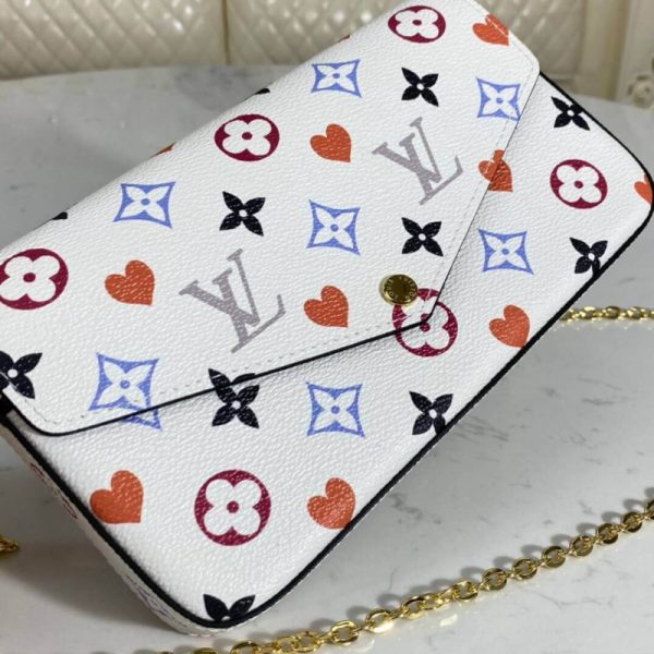 Replica LV Monogram Multicolor Felicie Pochette M61276 - Image 4