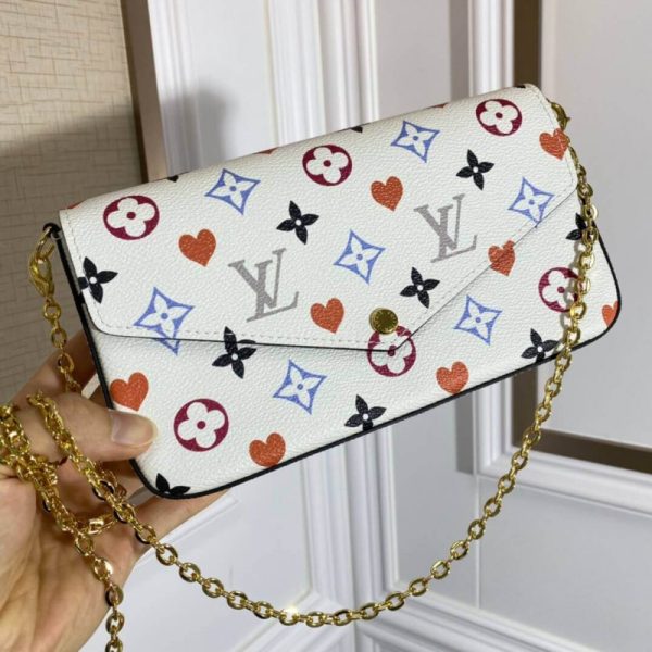 Replica LV Monogram Multicolor Felicie Pochette M61276
