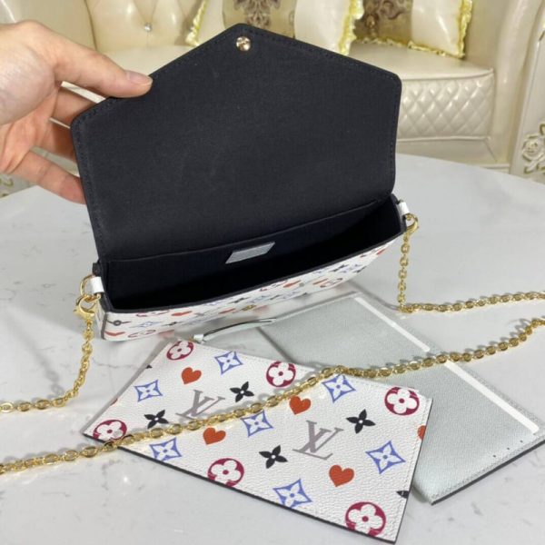 Replica LV Monogram Multicolor Felicie Pochette M61276 - Image 9