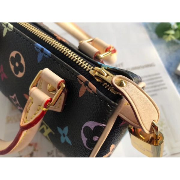 Replica LV Monogram Multicolor Mano Speedy M92644 M92645 - Image 9