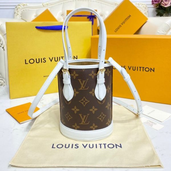 Replica LV Monogram Nano Bucket Bag M81489 - Image 11