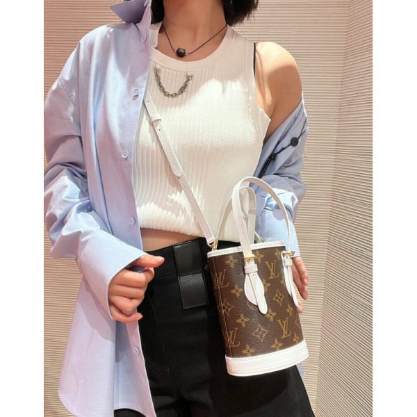 Replica LV Monogram Nano Bucket Bag M81489 - Image 5