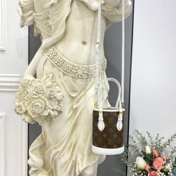 Replica LV Monogram Nano Bucket Bag M81489 - Image 8