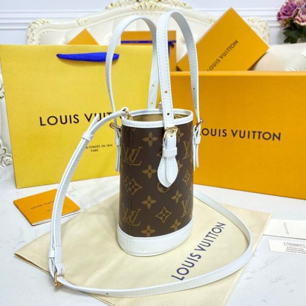 Replica LV Monogram Nano Bucket Bag M81489 - Image 10