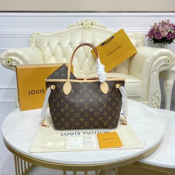 Replica LV Monogram Neverfull PM Bag - Stylish & Durable - Image 3