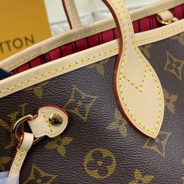 Replica LV Monogram Neverfull PM Bag - Stylish & Durable - Image 9