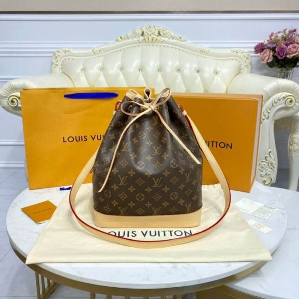 Replica Louis Vuitton Monogram Noe Shoulder Bag M42224 - Image 4