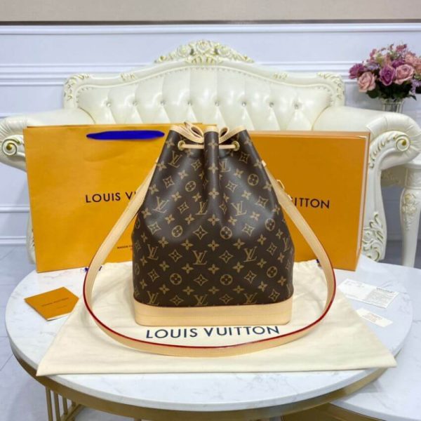 Replica Louis Vuitton Monogram Noe Shoulder Bag M42224 - Image 6