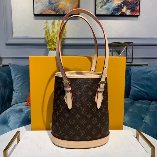 Replica LV Monogram Petit Bucket Bag M42238 - Image 2