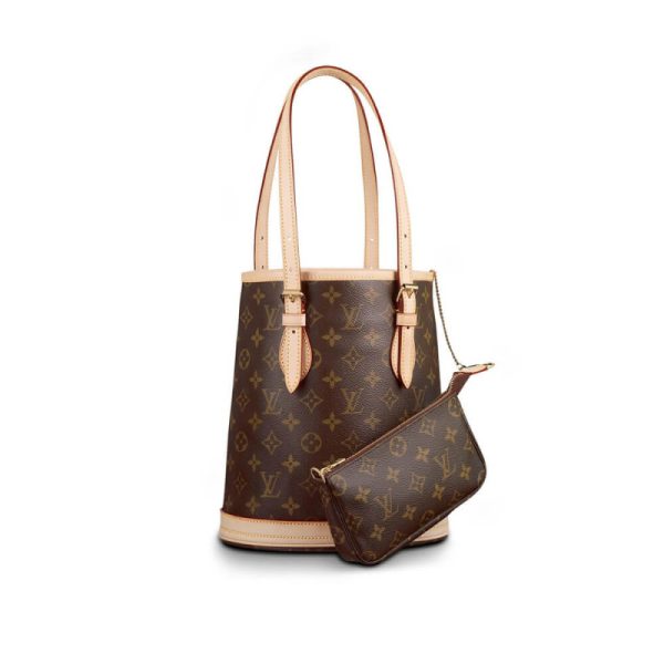 Replica LV Monogram Petit Bucket Bag M42238