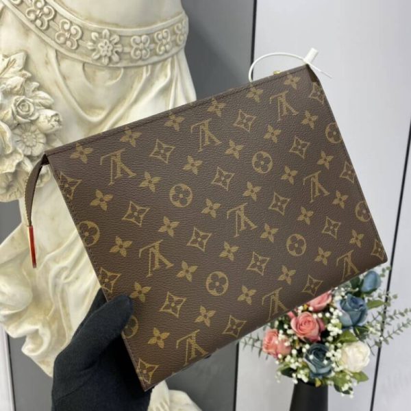 Replica LV Monogram Poche Toilette 26 M47542 Carryall Bag - Image 4