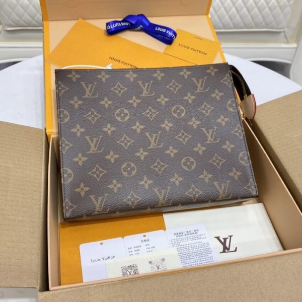 Replica LV Monogram Poche Toilette 26 M47542 Carryall Bag - Image 5