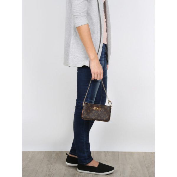 Replica Louis Vuitton Monogram Pochette Milla MM M60094 Bag - Image 2