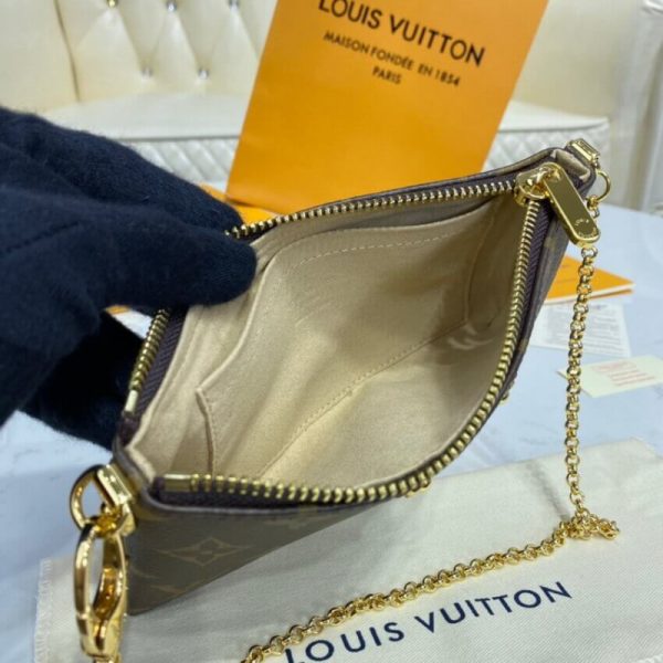 Replica Louis Vuitton Monogram Pochette Milla MM M60094 Bag - Image 15
