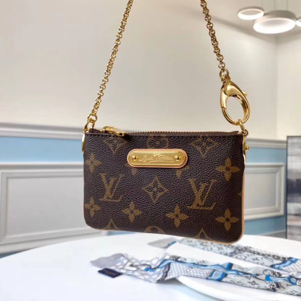 Replica Louis Vuitton Monogram Pochette Milla PM Handbag - Image 2