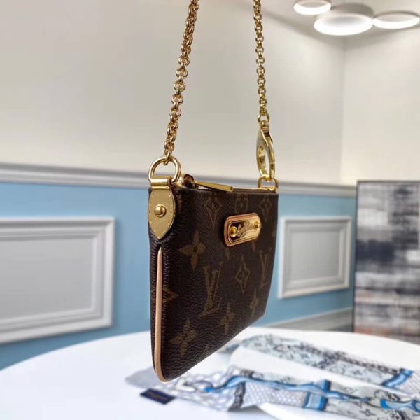 Replica Louis Vuitton Monogram Pochette Milla PM Handbag - Image 3