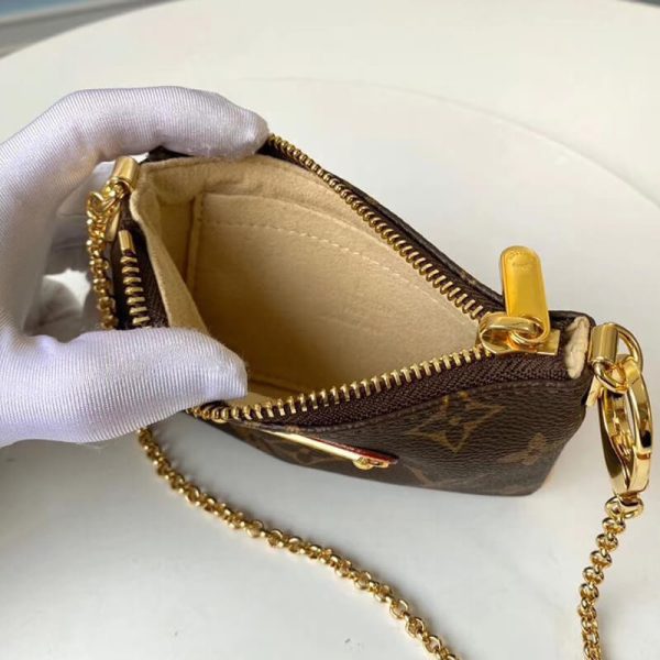 Replica Louis Vuitton Monogram Pochette Milla PM Handbag - Image 9