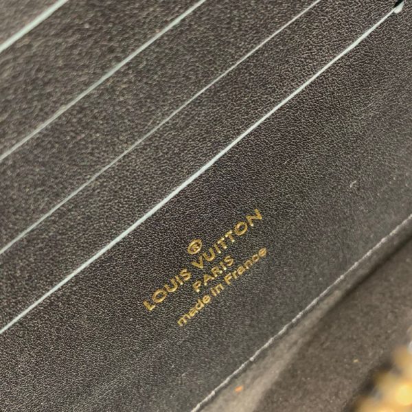 Louis Vuitton Reverse Canvas Dauphine Chain Wallet Replica - Image 8