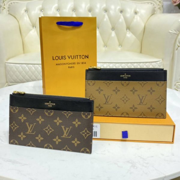 Replica LV Monogram Reverse Slim Purse M80390 – Stylish & Compact - Image 11