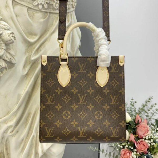 Replica Louis Vuitton Monogram Sac Plat BB M45847 Handbag - Image 3