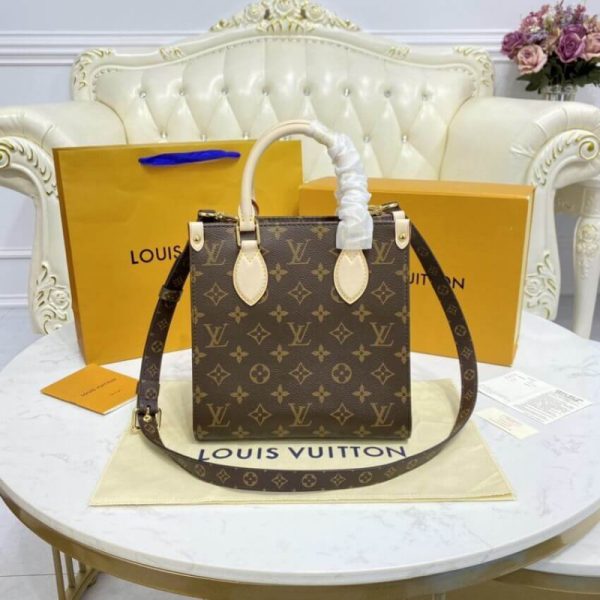 Replica Louis Vuitton Monogram Sac Plat BB M45847 Handbag - Image 4