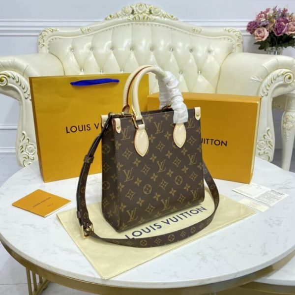 Replica Louis Vuitton Monogram Sac Plat BB M45847 Handbag - Image 5