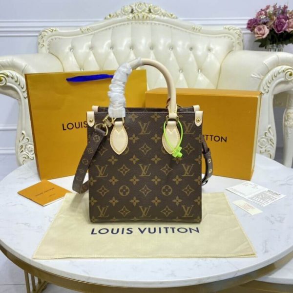 Replica Louis Vuitton Monogram Sac Plat BB M45847 Handbag - Image 6