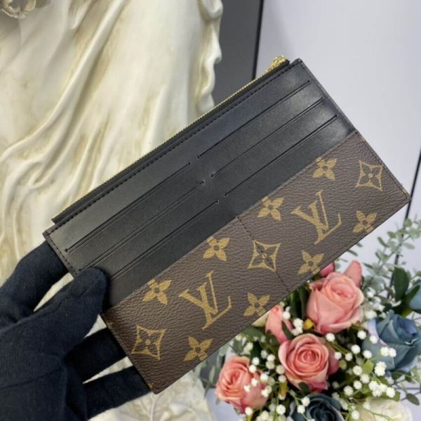 LV Monogram Slim Purse M80348 - Stylish & Compact Replica - Image 4