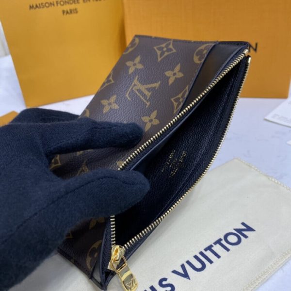 LV Monogram Slim Purse M80348 - Stylish & Compact Replica - Image 10