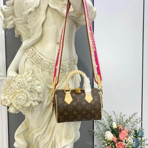 Monogram Speedy Bandouliere 20 Fuchsia Replica Bag - Image 2
