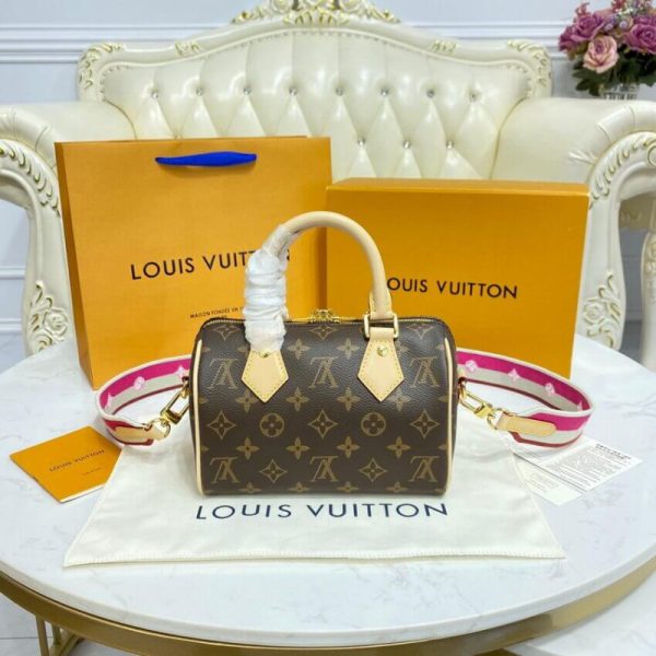 Monogram Speedy Bandouliere 20 Fuchsia Replica Bag - Image 6
