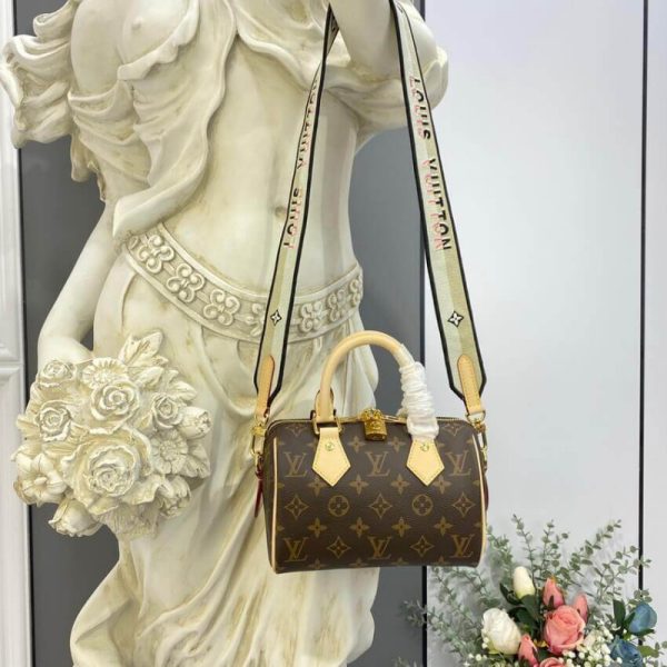 Louis Vuitton Monogram Speedy Bandouliere 20 Replica Bag - Image 2