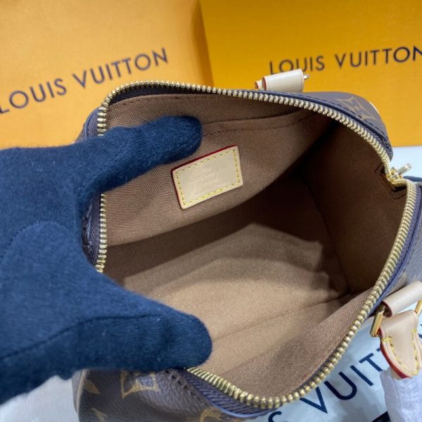 Louis Vuitton Monogram Speedy Bandouliere 20 Replica Bag - Image 15