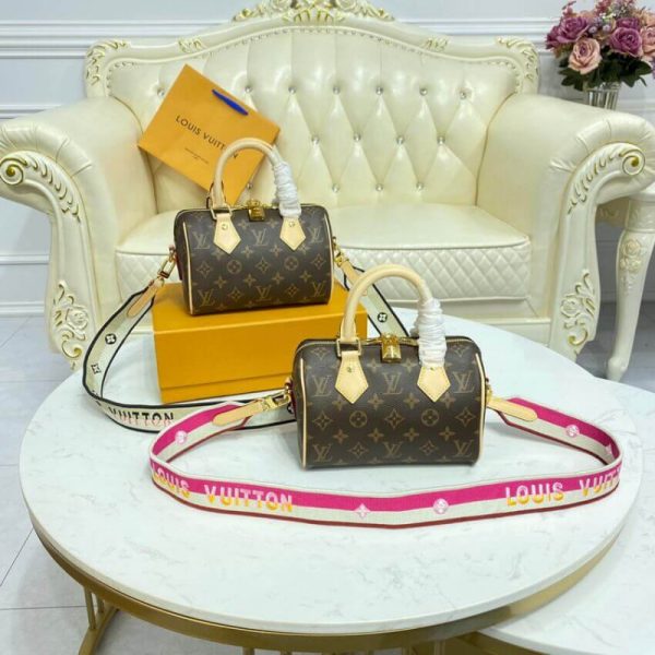 Louis Vuitton Monogram Speedy Bandouliere 20 Replica Bag - Image 18