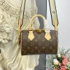 Best Replicas Bags - Louis Vuitton Monogram Speedy Bandouliere 20 Replica Bag Shop For Best Louis Vuitton LV Replica Bags With Cheap Price