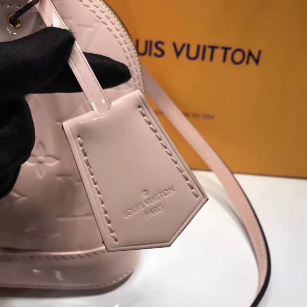 Replica Louis Vuitton Monogram Vernis Alma BB Handbag - Image 3