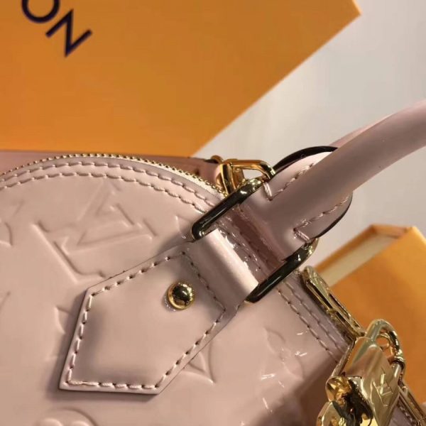 Replica Louis Vuitton Monogram Vernis Alma BB Handbag - Image 4