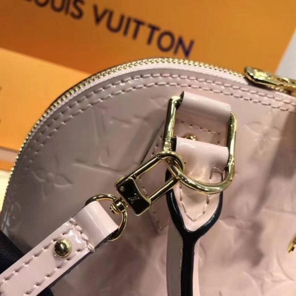 Replica Louis Vuitton Monogram Vernis Alma BB Handbag - Image 5