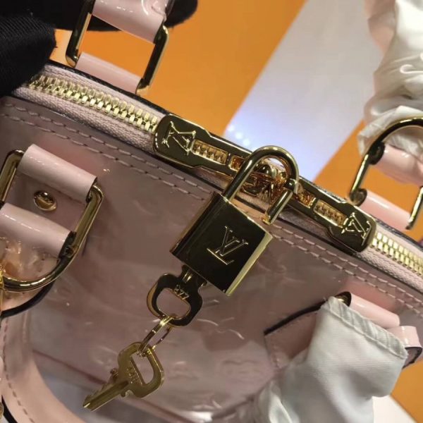 Replica Louis Vuitton Monogram Vernis Alma BB Handbag - Image 6