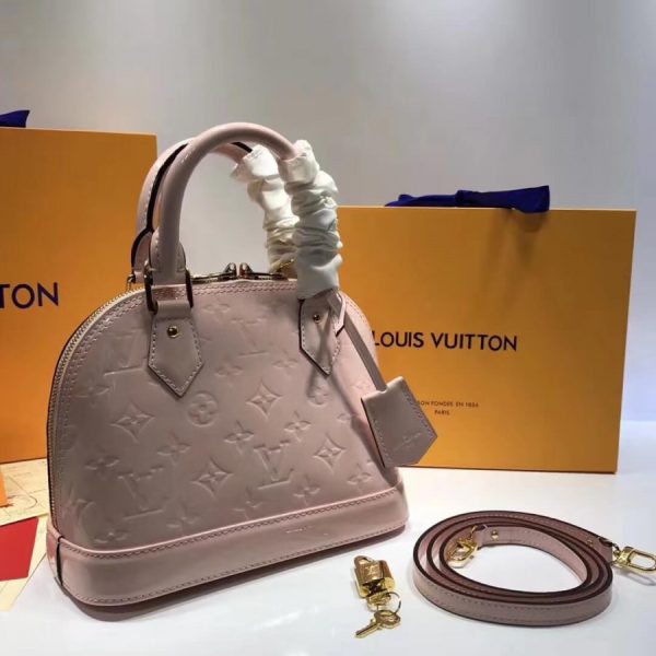 Replica Louis Vuitton Monogram Vernis Alma BB Handbag - Image 7